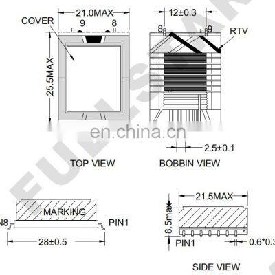2mH 5mH Drum Core Inductor High Inductance Through Hole Power Inductor