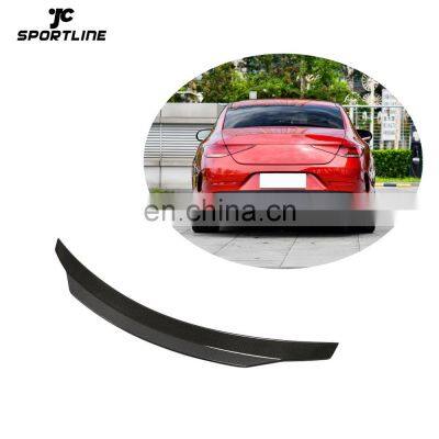 Carbon Fiber CLS63 Ducktail Spoiler for Mercedes-Benz CLS CLS400 CLS450 CLS500 CLS550 CLS53 AMG CLS63 AMG Sedan 4-Door 2018-2019