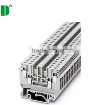 china 6.2mm 300V 32A din rail mount terminal blocks