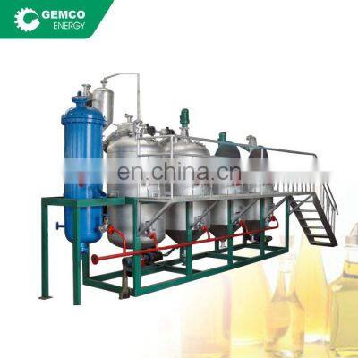 hemp containerized peanut waste oil refining plant oil press