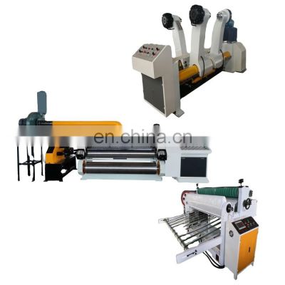 Factory 2 layers corrugated carton machinery production line manufacturer