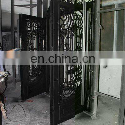 Traditional Iron Entry Door Safety Door Design With Grill