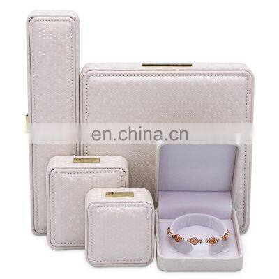 Factory Wholesale Pu Leather Ring Boxes Jewelry Packaging