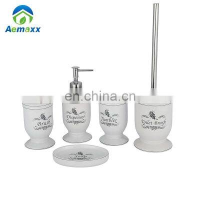 New Unique White Ceramic Royal Soap Dispenser photo-3