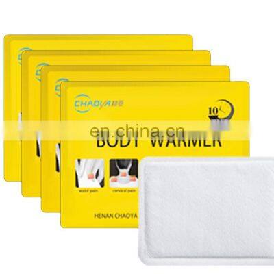 Self Heating Winter Patch Foot Heating Compress Paste Air Activated Hot Patch Disposable Back Pain Relief Paste CHAOYA003 100pcs