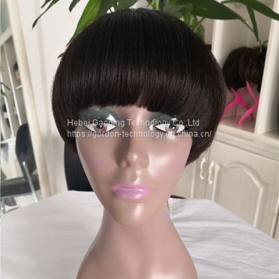 High Quality Natrual Color Short Human Hair Wig Wholesaler