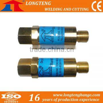 1 / 4 Brass oxygen Gas Flashback Arrestor for CNC Cutting Machine Supplier