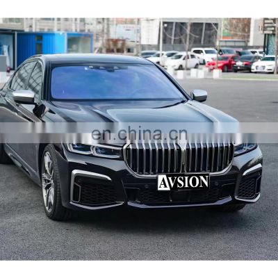 2021 NEW upgrade M7 style body kit for BMW 7 series G11 G12 old to new body parts with bumpers headlight taillight hood fender