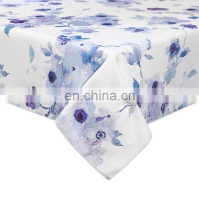 Hot Selling Bloom Flower Floral Wholesale Table Cloth photo-2