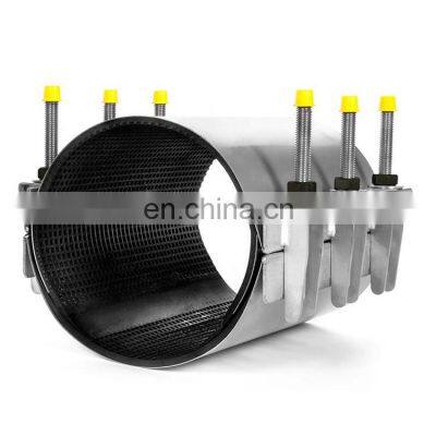 Double-Section Pipe Repair Coupling Used On New PipeLines And Repairing Pipe Leaks