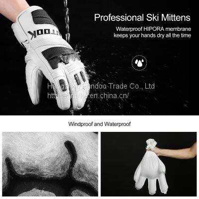 KUTOOK Ski Mittens for Men Snowboarding Gloves Winter photo-3