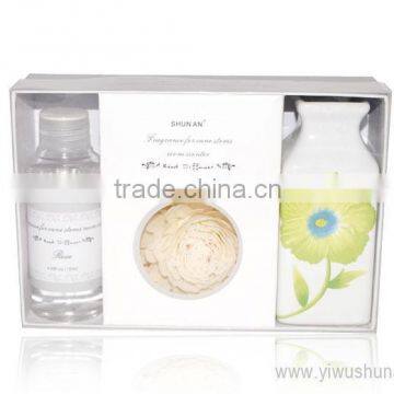 100ml Home Fragrance Sola Flower Diffuser With Ceramic Jar, Air Fresher Gift Set SA-0292 photo-2