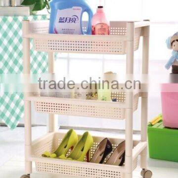 Callia Plastic Storage Rack/3 or 4 layer plastic rack/household plastic items