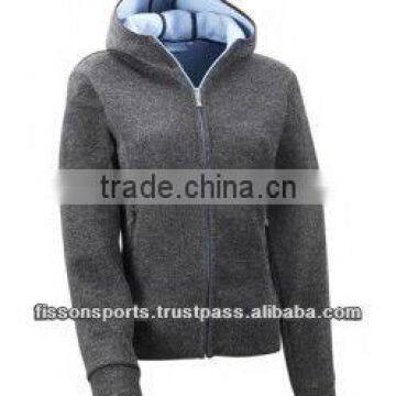 Womens Woollen Fleece Hoodie
