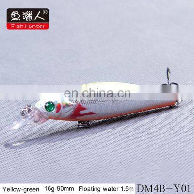 Wholesale Fish Hunter DM4B 90MM/16G/1.5M Fishing Lures Bait Minnow Lure Artificial Hard Baits photo-3