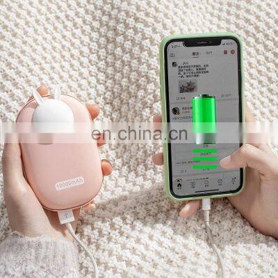 Winter Best Rechargeable Hand Warmers Power Bank Battery Charger 10000mah Reusable USB Pocket Portable Mini Hand Warmer For Heat photo-2
