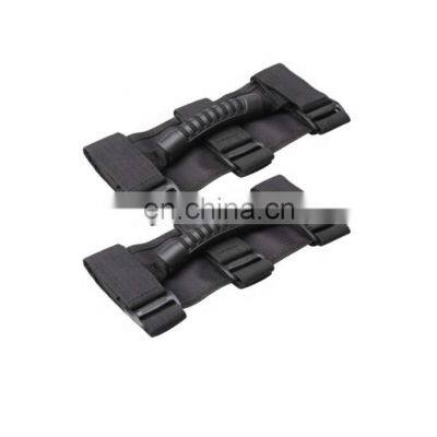 Car Roll Bar Grab Handles Black For Jeep Wrangler JK