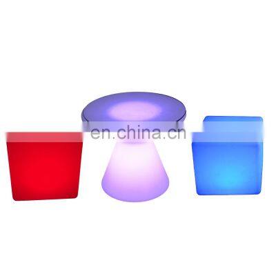 led bar furniture rentals party tables rgb light cube nightclub table quadratischer Stuhl