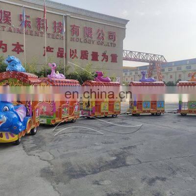 Kids Entertainment Carnival Rides Amusement Park Electric Elephant Trackless Train
