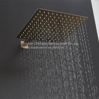 sanitary shower set wall mounted ultra thin rain shower head 30x30cm sanitary bathroom system handheld showerhead