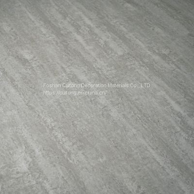 Office gray self-adhesive floor underwear exhibition hall piece plastic floor clothing store cement pattern PVC floor Foshan Wholesale