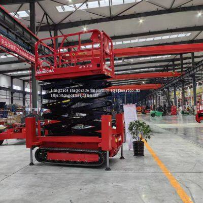 New Design 8m 10m 12m 14m Crawler Scissor Lift AWP