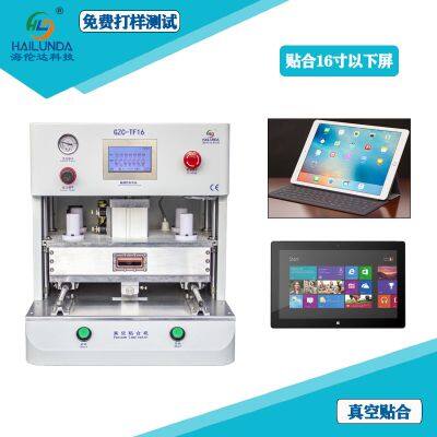 12.9 Flat Liquid Crystal Laminating Machine GZC-TF16 Factory 2024 New Product 16-inch Vacuum Laminating Machine photo-2