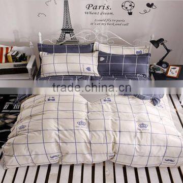 Very Cheap Wholesale Printed Polyester Fabric Monochromatic Bedding Set photo-4