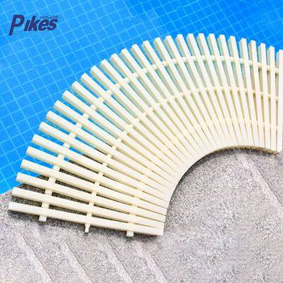 Wholesale Price Sawtooth Shape Swimming Pool Grating PP/ABS 18cm 20cm 25cm 30cm Overflow Pool Gutter Grating photo-6