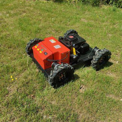 Affordable wireless radio control four wheel drive lawn trimmer for sale with best price Wheel Radio Controlled Grass Cutter (VTW550-90 With Electric Start)
