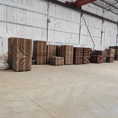Customizable Compressed Wood Pallet Machine for Multi-Size Pallet Blocks and Footpad Configurations