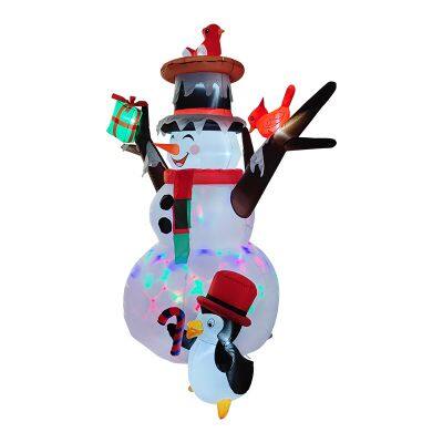 Christmas Outdoor Decor With Snowman Inflatable Seasonal Christmas Decor photo-2
