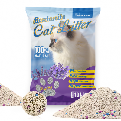 bentonite cat litter ball shaped