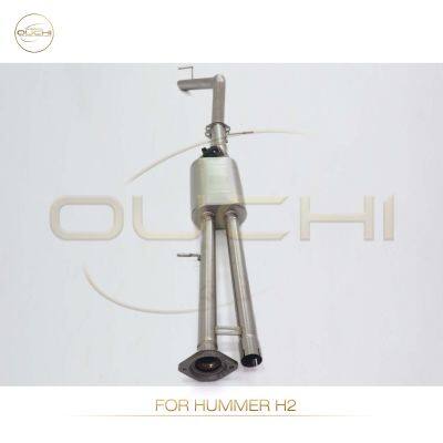 Stainless Steel Exhaust System Catback for Hummer H2 Muffler With Tips High-performance Car Exhaust Parts Precise Installation