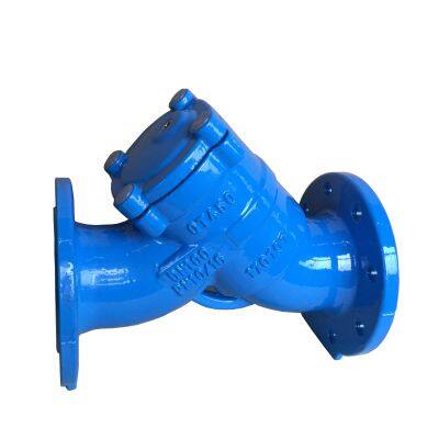 Industrial-Grade Cast Iron Strainer With SS304 Screen for Pipeline Filtration Systems