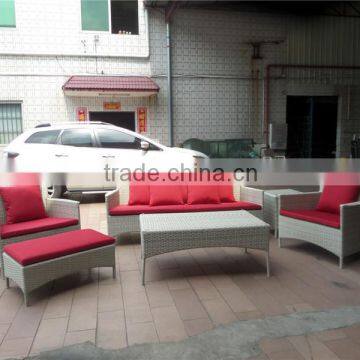 Foshan factory PE rattan luxury outdoor furniture sofa sets living room furniture                        
                                                Quality Choice