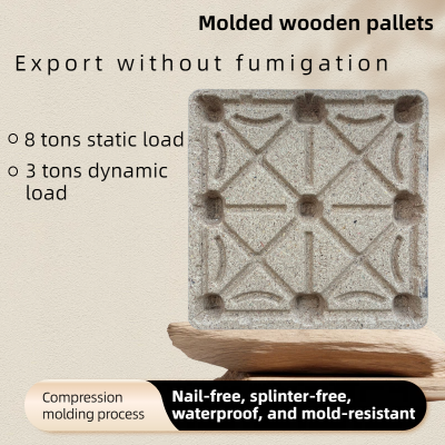 Food and Pharmaceutical Grade Molded Wood Pallets — Nail-Free, Splinter-Free, Safe, and Eco-Friendly