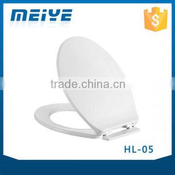 HL-05 MEIYE PP 415*347*48mm Round Soft-closing Toilet Seat Cover Ramp Down Toilet Lid