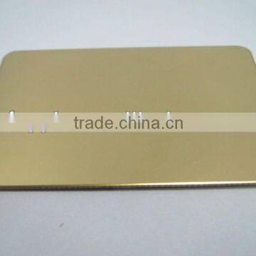 Gold Mirror Stainless Steel Sheets For Decoration