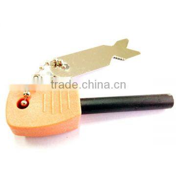 Survival Camping Tool Quick Magnesium Fire Starter With Metal Knife Rod photo-2