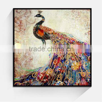 JC Fashion Home Decoration Bedroom Peacock Canvas Art Painting For Living Room ANI-1b                        
                                                Quality Choice