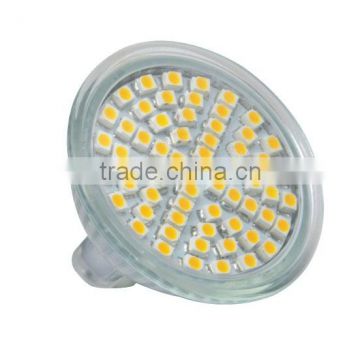 Galss Housing Epistar SMD3528 60pcs 3W gu10 led spot light