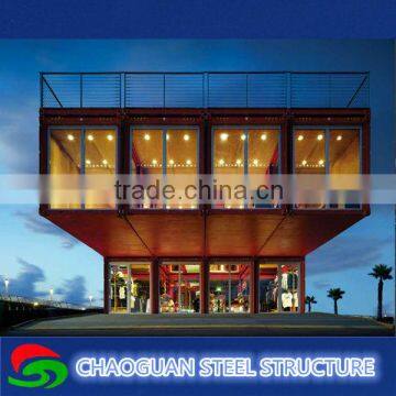 China 20ft luxury prefab shipping container homes for sale prices with low cost