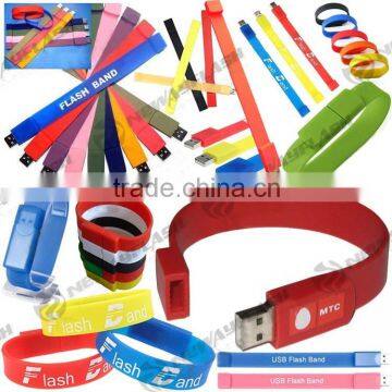 Wholesale factory direct lower price bracelet usb flash drive