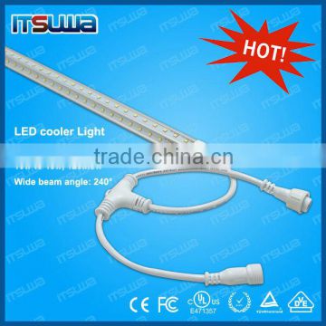 High lumen clear cover 5000K refrigerator/freezer use 6ft led T8 tube lights cooler lights