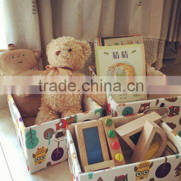 Canvas storage box for children