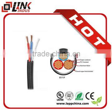 Bare copper wire electrical cable with ground wire flat or round shape easy install electric wire