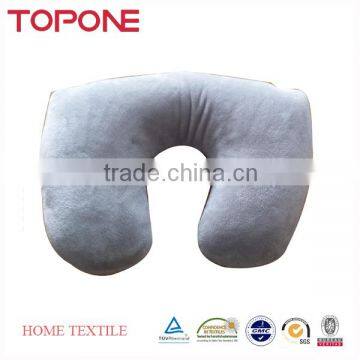 U shape design cheap soft car travel neck rest pillow