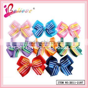 12 Years experience handmade grosgrain bow tie wholesale hair bows clip hair jewelry