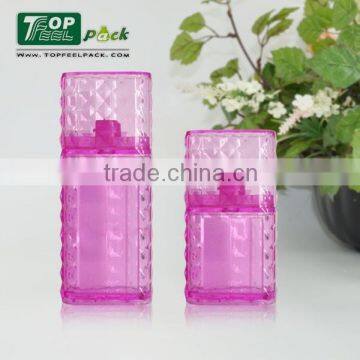 30ml 60ml AS pink empty rotating lotion bottle